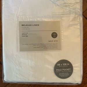 West Elm/ Pottery Barn linen curtains - 2 total
